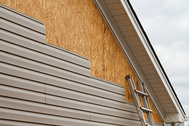 Professional Vinyl Siding technician working in Dravosburg, PA